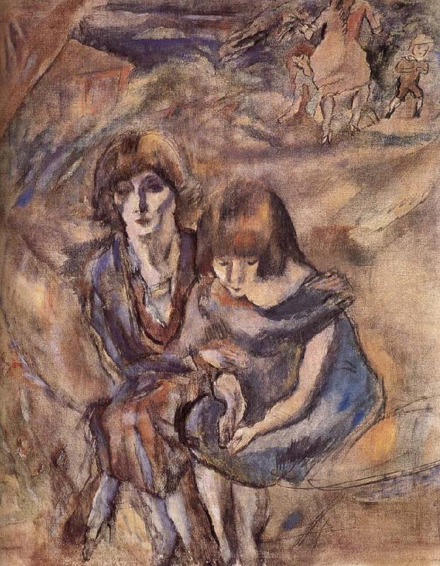 Jules Pascin Lucy and Aiermina china oil painting image